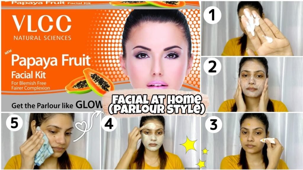 Fruit Facial Steps in Parlour