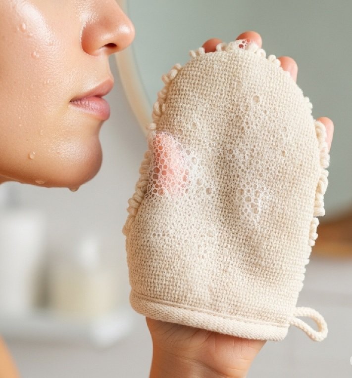 Best Exfoliating Face Mitt for Glowing Skin