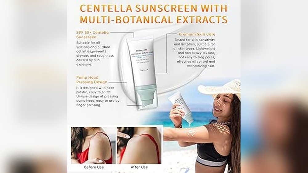 Forehead Roughness After Sunscreen Use