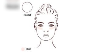 How to Apply Blush for Round Face