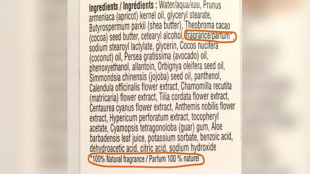 How to Spot Fragrance in Ingredient List
