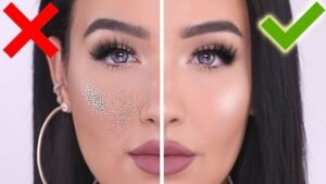 Makeup for Enlarged Pores